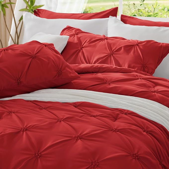 BEDELITE Red Twin Comforter Set - Image 6