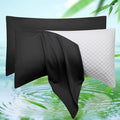 Cooling Crescent Pillow Cases Queen Size Set of 2 by ELIBABA