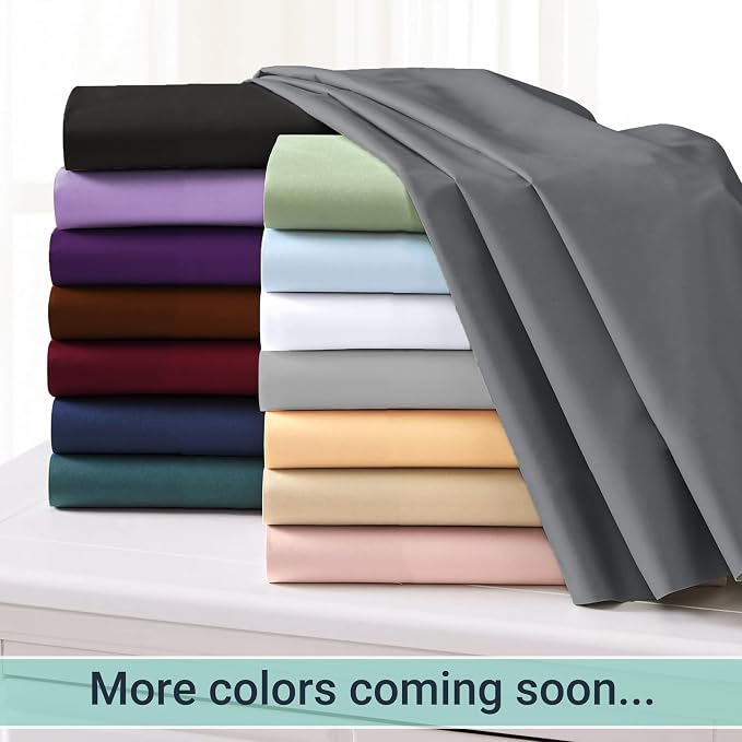ZPECC White Bulk Flat Sheets Only Queen Size 6 Pack, Easy Sort Top Bed Sheet by - Image 6