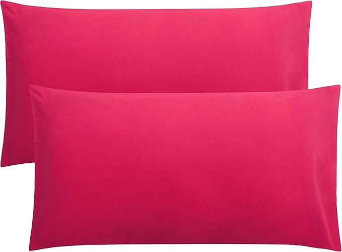 FLXXIE King Pillow Cases Set of 2, Soft Microfiber Pillow Covers by FLXXIE