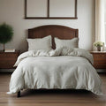 Simple&Opulence 100% Washed Linen Duvet Cover Set 104"x92" by SimpleOpulence