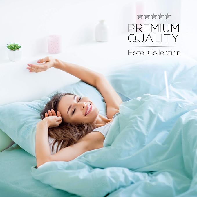 Mueller Ultratemp Bed Sheets Set, Super Soft 1800, 6 Piece California King - Image 7