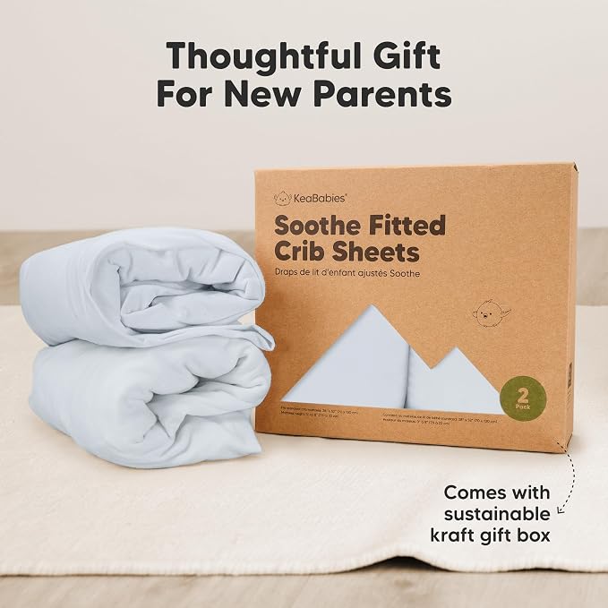 KeaBabies 2-Pack Organic Crib Sheets - Image 9