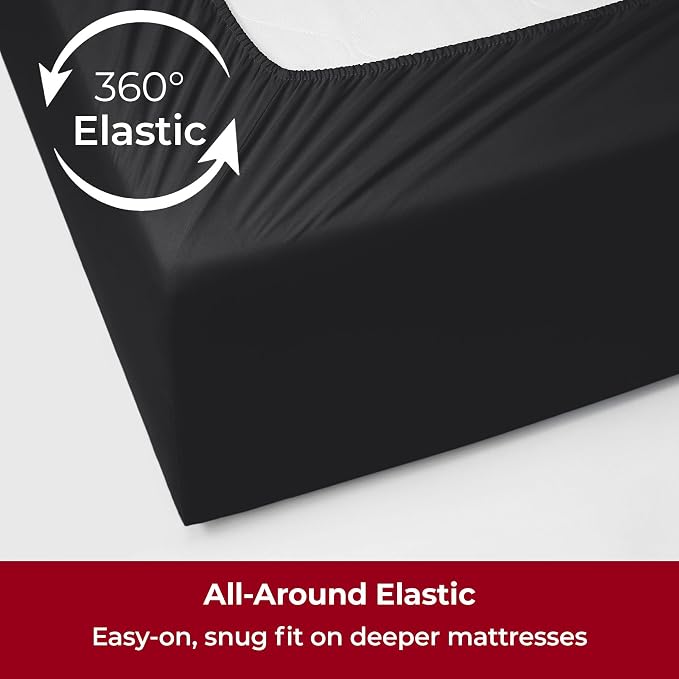 Mellanni Extra Deep California King Sheets - Image 5