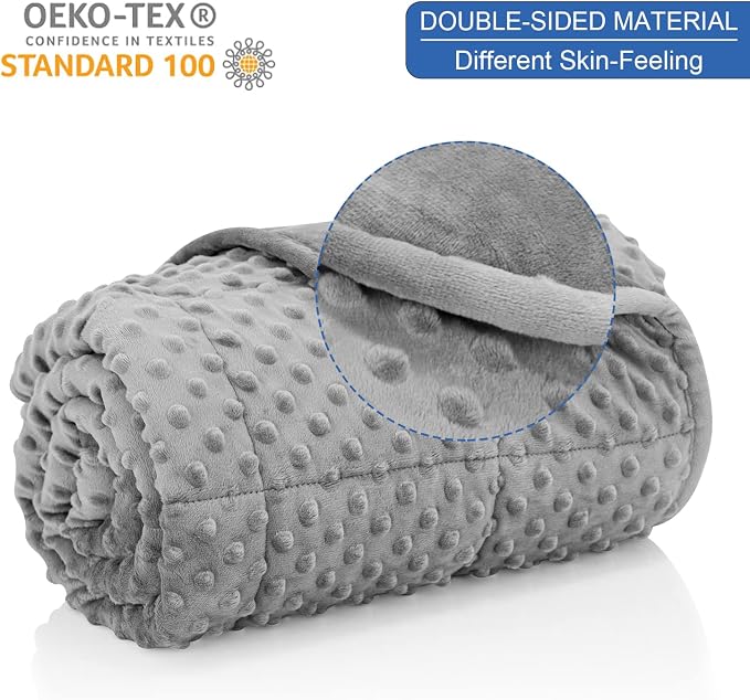 Huloo Sleep Weighted Blanket Twin 15lbs - Image 2