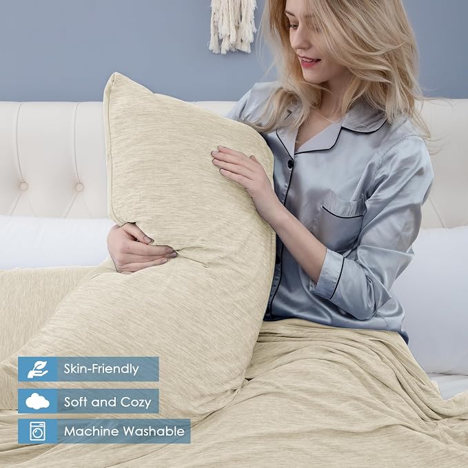 CHOSHOME Cooling Pillow Cases Zipper Pillow Covers Q-Max > 0.45 Zippered - Image 5