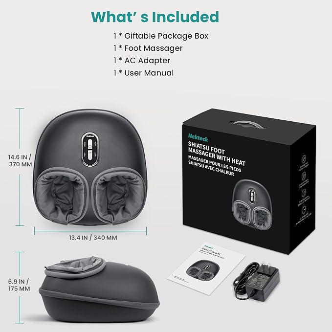 Nekteck Shiatsu Foot Massager - Image 9