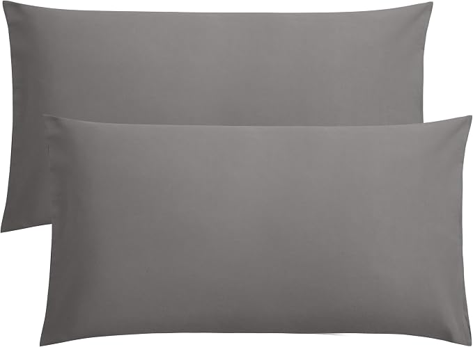 FLXXIE King Pillow Cases Set of 2, Soft Microfiber Pillow Covers by FLXXIE