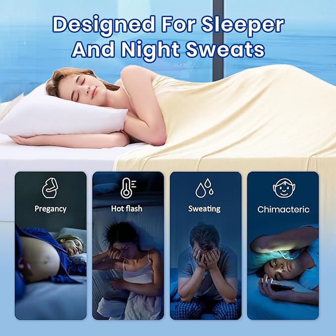 Topcee Cooling Blanket Queen Size- 90"x90" Summer Cooling Throw Blanket - Image 4