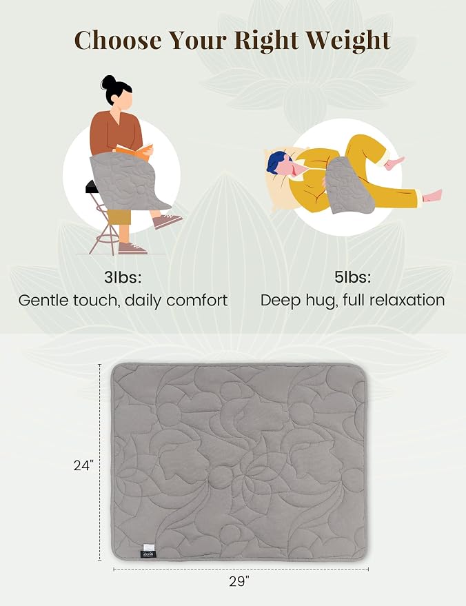ZonLi Weighted Lap Blanket 5lbs - Image 6