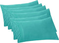 Elegant Comfort 6-PACK Solid Pillowcases 1500 Premium Hotel Quality Microfiber by ELEGANTCOMFORT