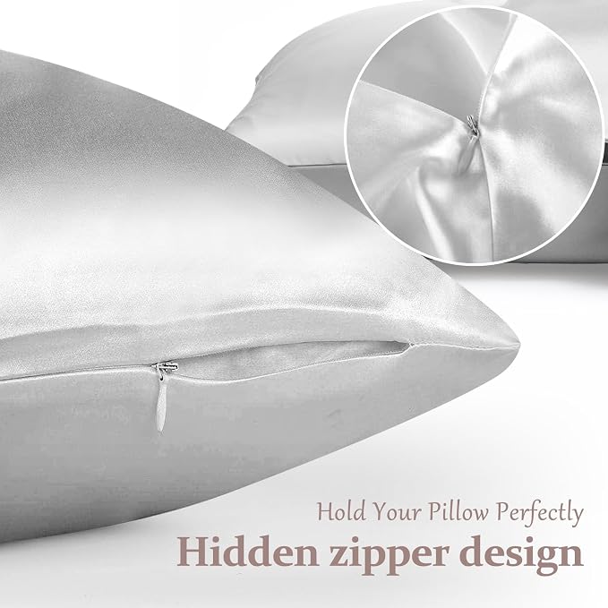 2 Pack 100% Pure Silk Pillowcase - Image 5