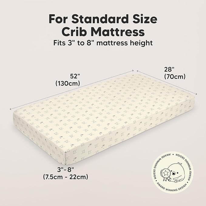 KeaBabies 2-Pack Organic Crib Sheets - Image 2