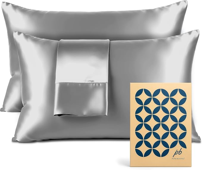 Pure Bedding Satin Pillowcase 2 Pack by PureBedding