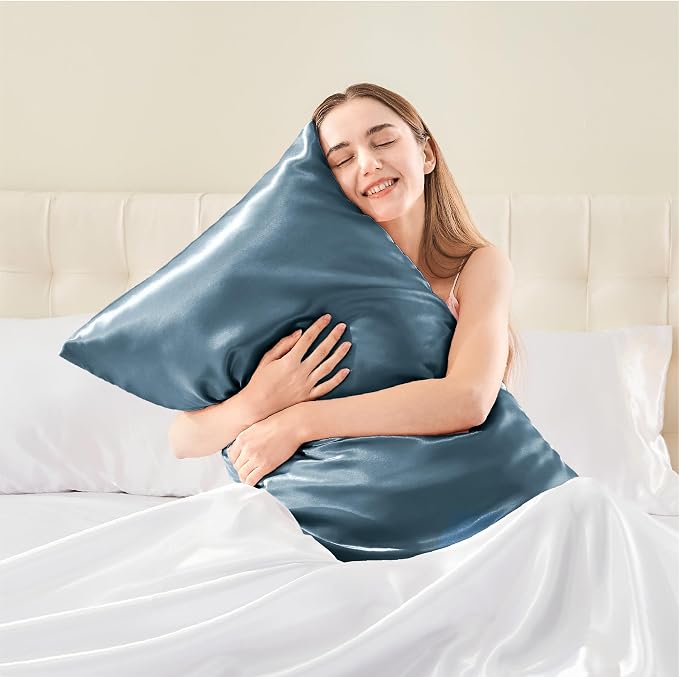 BEDELITE Satin Body Pillow Cover, Super Soft and Cooling Body Pillow Pillowcase - Image 2