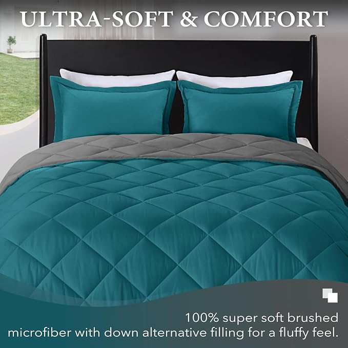 downluxe King Size Comforter Set - Image 2
