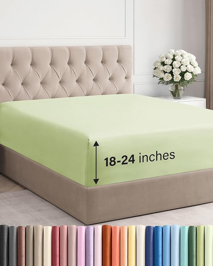 Extra Deep King Fitted Sheet by CGKUnlimited