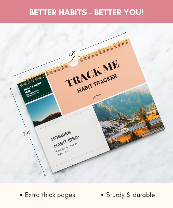 Lamare 2026 Habit Tracker Calendar – Premium Daily Habit Tracker Journal and - Image 2