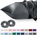 Satin Pillowcase for Hair 2pc, Similar to Silk Pillow Cases, Easier Care Than by Vielit