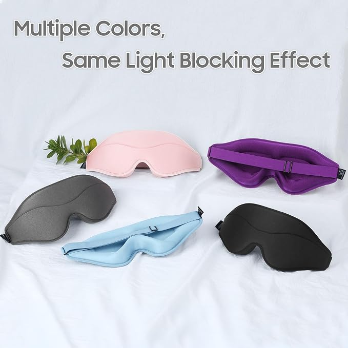 Sleep Mask - Total Blackout 3D Sleeping Mask, Super Lightweight & Silky Soft - Image 7