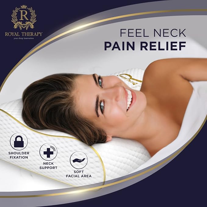 Memory Foam Pillow 4-Layer King, Side Sleeper Orthopedic, Neck Support Pillow - Image 3