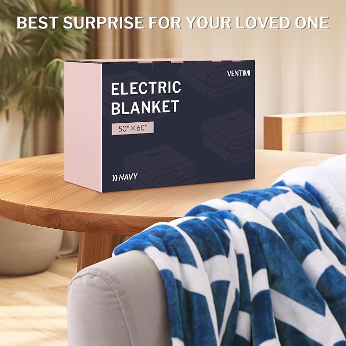 VENTIMI Electric Blanket Heated Throw, Fast Heating Blankets - Image 7