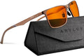 ANYLUV Blue Light Glasses Men, Relieve Eyestrain and Eye Protection, Al-Mg by ANYLUV
