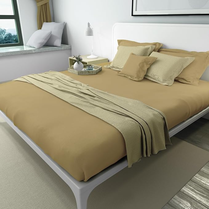 Lirex Full Size Flat Sheet Only，Ultra Soft & Breathable Brushed 1800 - Image 6