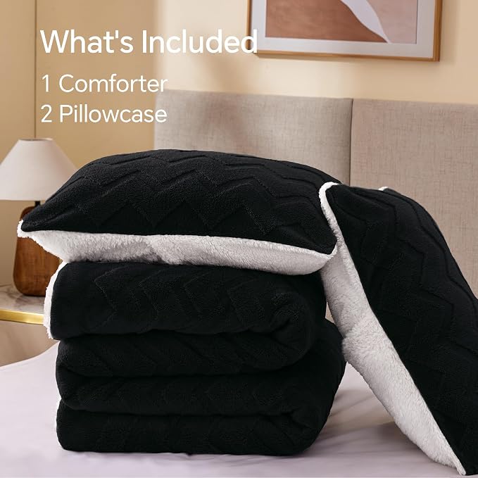 BEDELITE Fluffy Full Size Comforter Set - Image 8