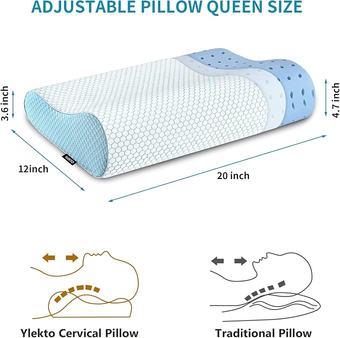 Memory Foam Pillows Neck Pillow - Image 3