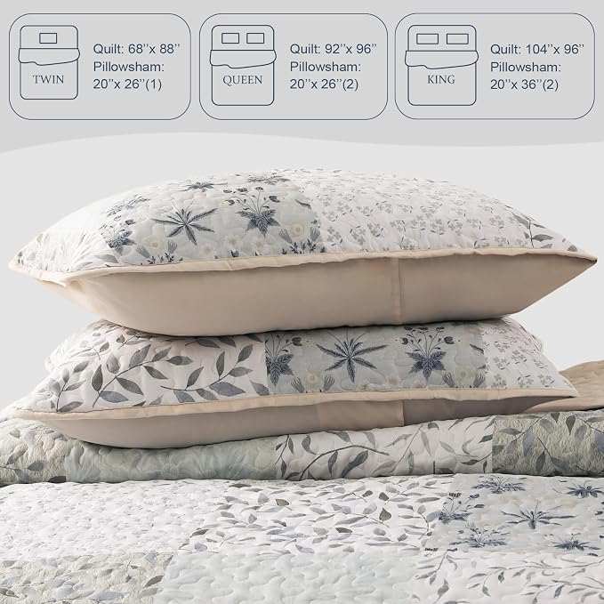 Exclusivo Mezcla Reversible Boho Quilts Queen Size - Image 6