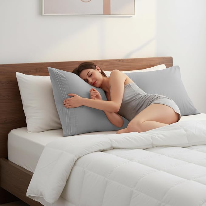 Elegant Comfort Luxury Ultra-Soft 1-Piece Body Pillowcase - Image 4