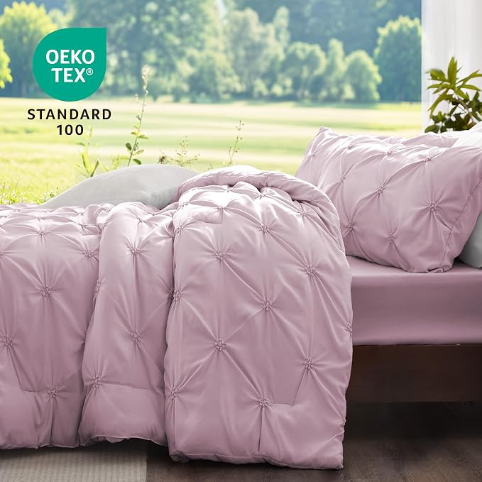 BEDELITE Light Purple Comforter Set Full - Image 3