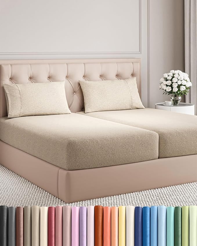 Split King Size 5 Piece Sheet Set by CGKUnlimited