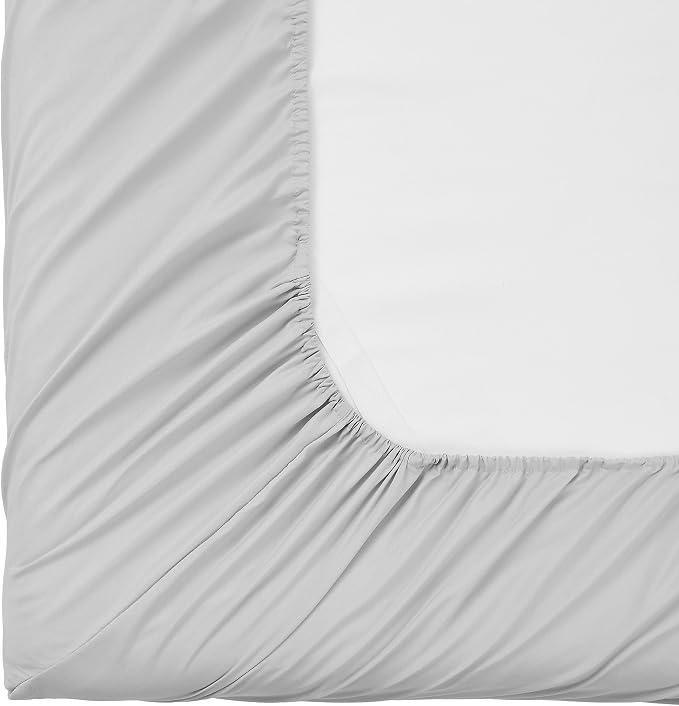 Twin XL Fitted Sheet Only with Full Elastic & Built in Corner Sheet Straps to - Image 5