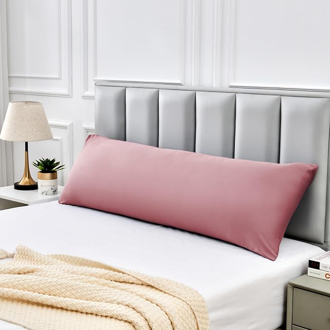 Warmstar Cotton Body Pillow Cover 1 Pack, 600 Thread Count Body Pillow case - Image 2