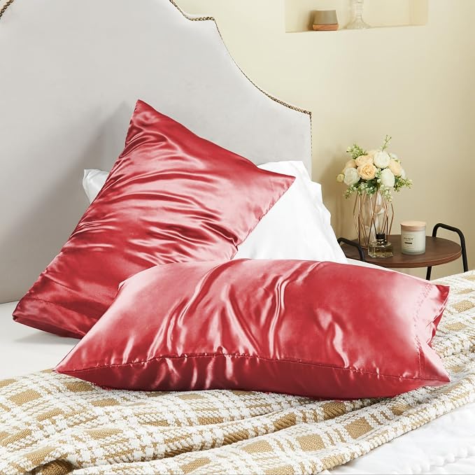 BEDELITE Satin Pillowcase for Hair and Skin, Super Soft and Cooling Similar to - Image 8