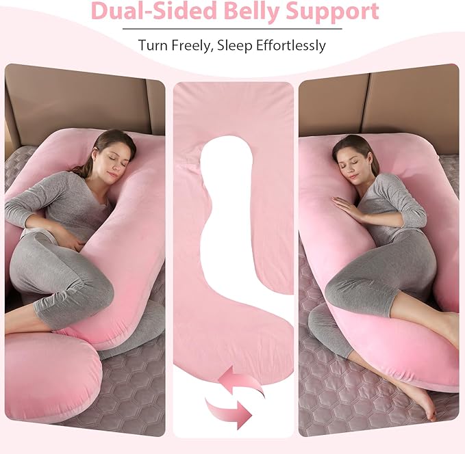 BATTOP Pregnancy Pillows for Sleeping- U Shaped Full Body Maternity Pillow - Image 4