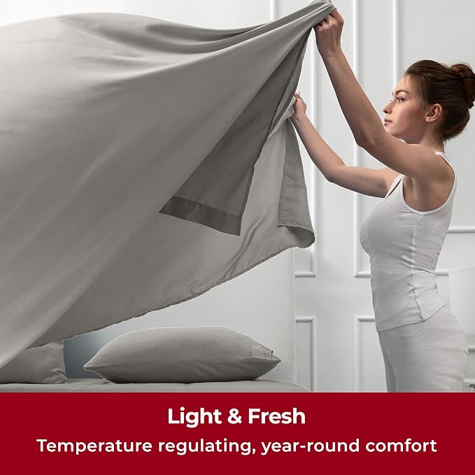 Mellanni Split King Sheets Set - Image 4