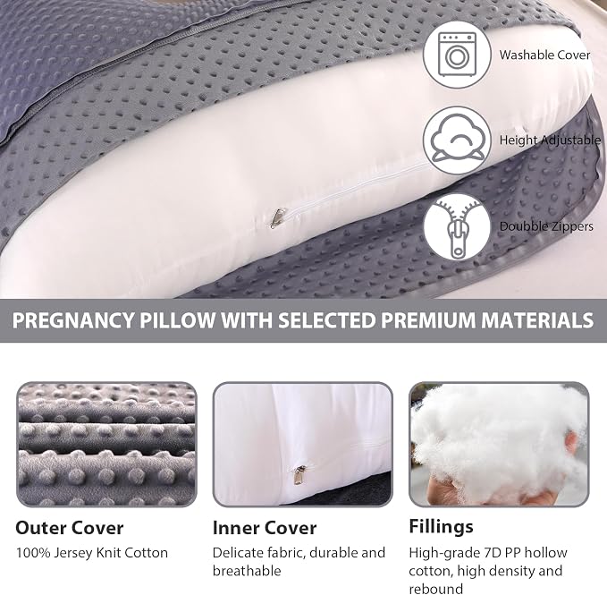 U-Shaped Full Body Pregnancy Pillow - Image 6