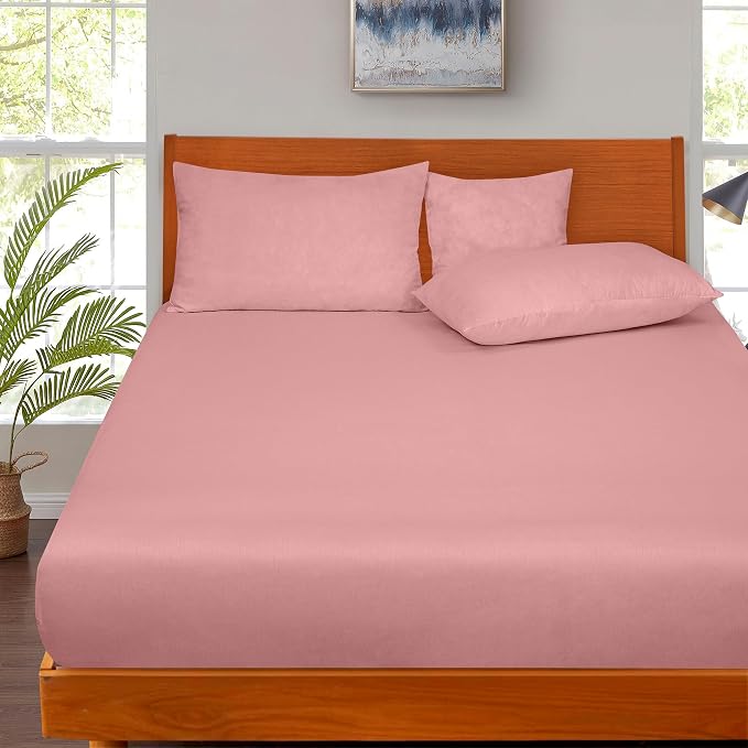 ROYALE LINENS 300 Thread Count 100% Long Staple Combed Cotton Fitted Sheet Twin - Image 5
