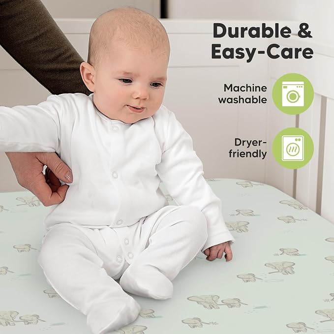 KeaBabies 2-Pack Organic Crib Sheets - Image 7