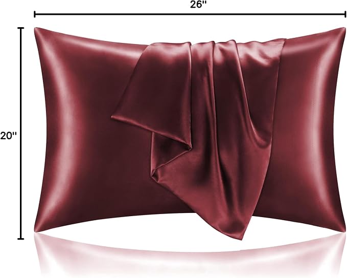 BEDELITE Satin Pillowcase for Hair and Skin, Super Soft and Cooling Similar to - Image 9