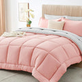 Sasttie King Size Comforter Set, 7 Pieces Reversible Bed in a Bag King by SASTTIE