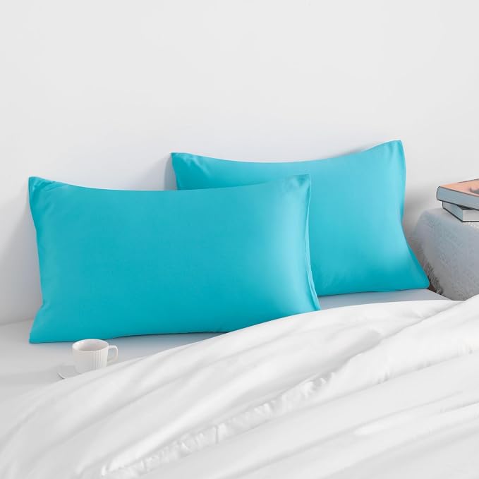 NTBAY King Pillow Cases Set of 2, 2 Pack Brushed Microfiber 20x36 Pillow Cases - Image 2