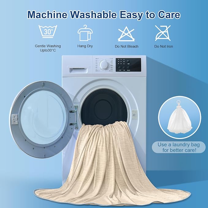 KMUSET Cooling Blanket Twin, Double Sided Summer Cooling Blankets - Image 7