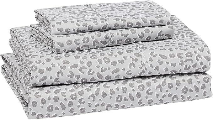 Amazon Basics Lightweight Breathable Super Soft Microfiber 4-Piece Bed Sheet Set - Image 2