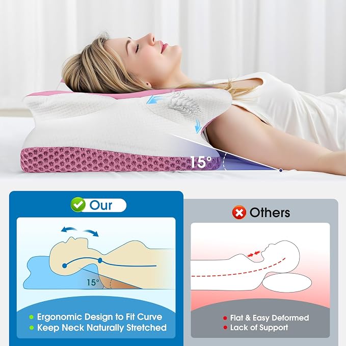 CloudBliss Cervical Memory Foam Pillow - Image 5