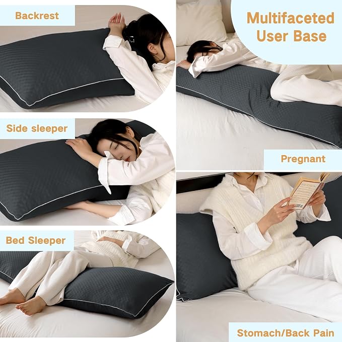 YZ HOME Cooling Body Pillow for Adults- Pillow Insert - Image 2