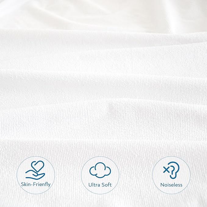 10 Pack Mattress Protector Twin Waterproof Mattress Topper Pad Cover Bed Sheets - Image 5
